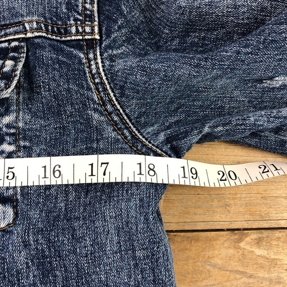 Buffalo David Bitton distressed denim jean jacket, XS - Picture 9 of 11